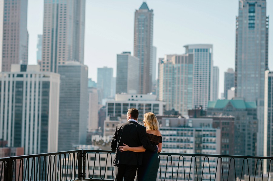 the ambassador hotel downtown chicago summer engagement photography