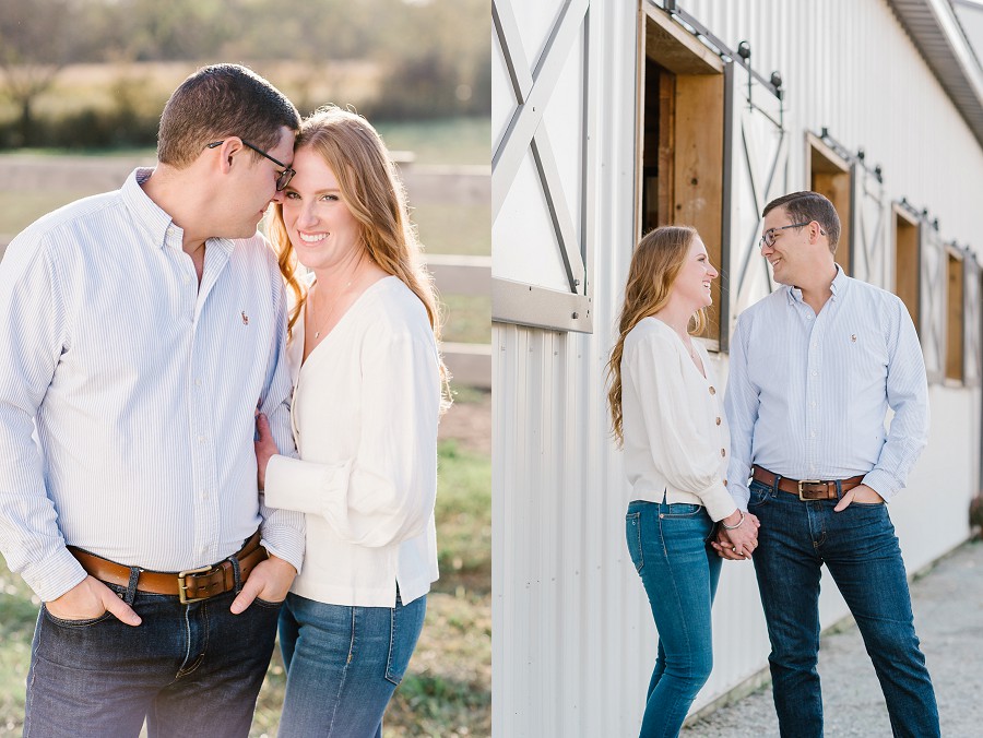 indianapolis fall engagement photography by photographer stacy able