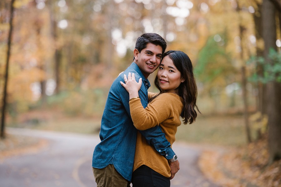 Holcomb Gardens Fall Engagement Session with a dog » Indianapolis ...